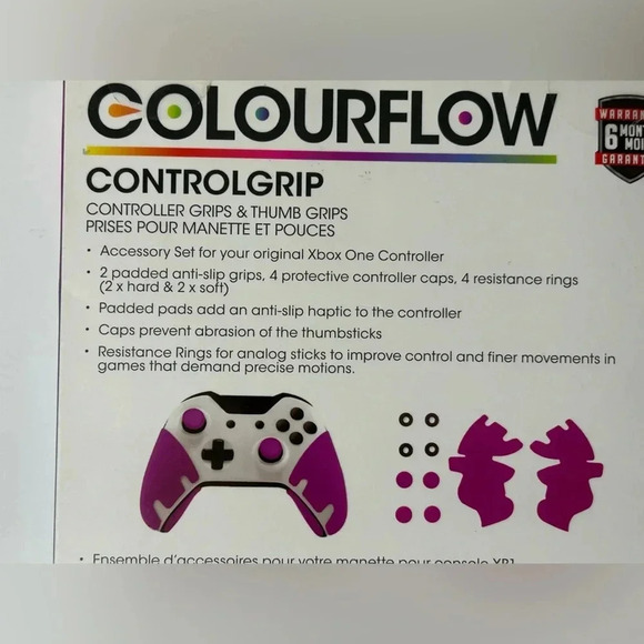 Colourflow - Controlgrip - Anti-slip / Controller Grip & Thumb Grips - BNIB 🎮 - Picture 5 of 6